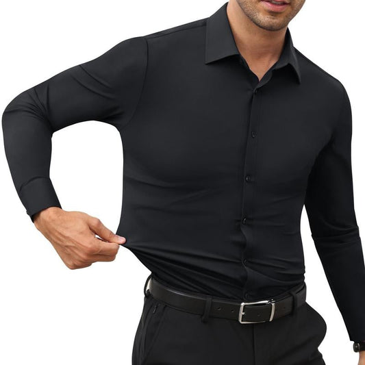 Men's Super Stretchy Quick-Drying Breathable Dress Shirt(BUY 2 FREE SHIPPING)