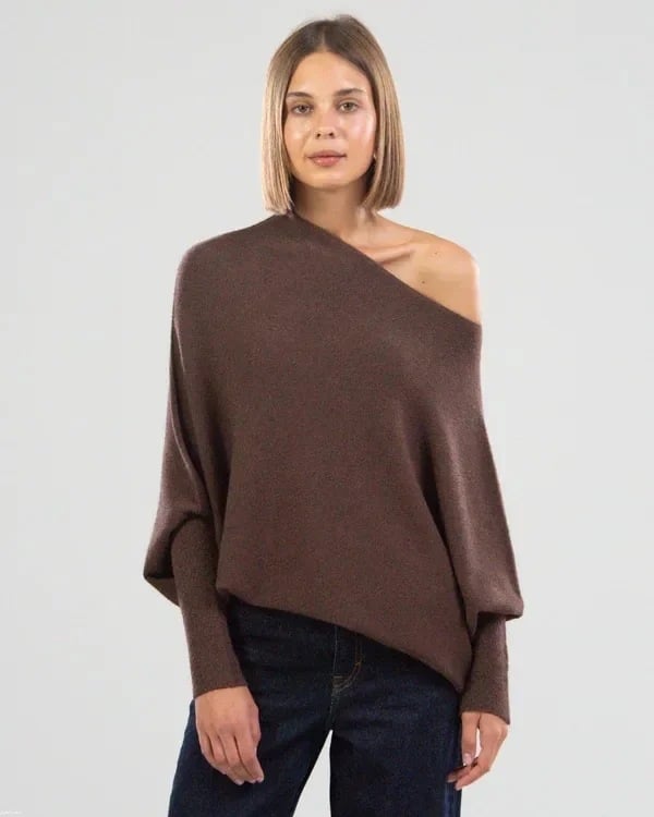 ✨Women's Asymmetric Draped Jumper