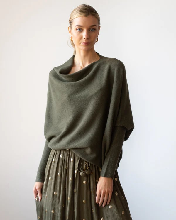 ✨Women's Asymmetric Draped Jumper