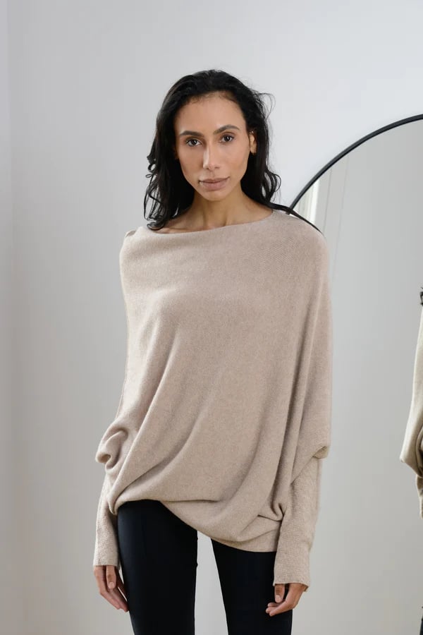 ✨Women's Asymmetric Draped Jumper