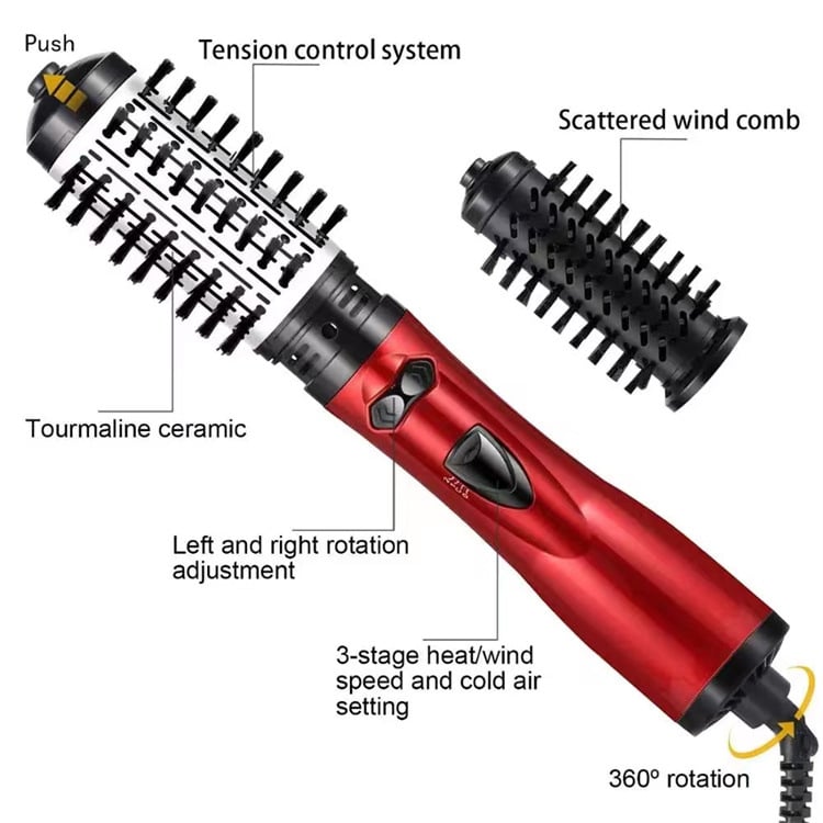 🔥HOT SALE 80% OFF🎁 3-in-1 Hot Air Styler and Rotating Hair Dryer for Dry hair, curl hair, straighten hair