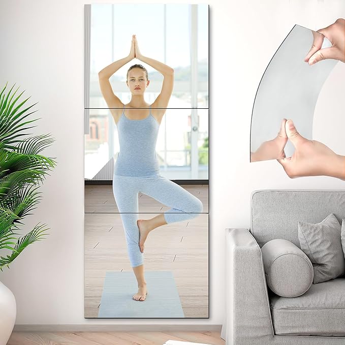 🔥49% OFF🔥A mirror that won't break-Self Adhesive Mirrors Sheets🥰❤️