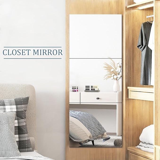 🔥49% OFF🔥A mirror that won't break-Self Adhesive Mirrors Sheets🥰❤️