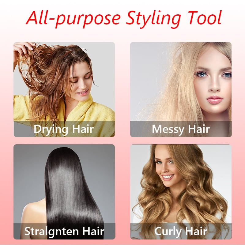 🔥HOT SALE 80% OFF🎁 3-in-1 Hot Air Styler and Rotating Hair Dryer for Dry hair, curl hair, straighten hair